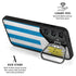 Uraguay Flag Distressed Galaxy S25 Plus Kickstand Case