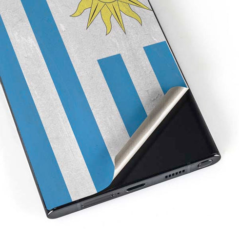 Uraguay Flag Distressed Galaxy S25 Ultra Skin