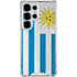 Uraguay Flag Distressed Galaxy S25 Ultra Clear Case