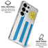 Uraguay Flag Distressed Galaxy S25 Ultra Clear Case