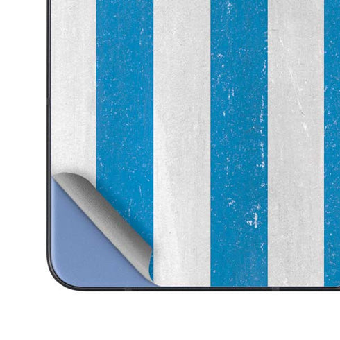 Uraguay Flag Distressed Galaxy Z Fold5 5G Skin