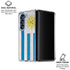 Uraguay Flag Distressed Galaxy Z Fold6 Clear Case