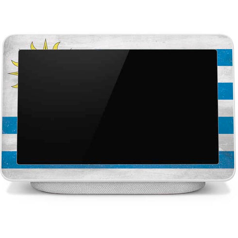 Uraguay Flag Distressed Google Home Hub Skin
