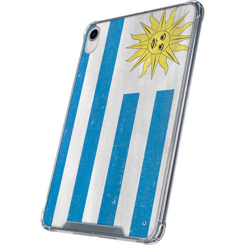 Uraguay Flag Distressed iPad 11th Gen (2025) Clear Case