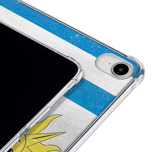 Uraguay Flag Distressed iPad 11th Gen (2025) Clear Case
