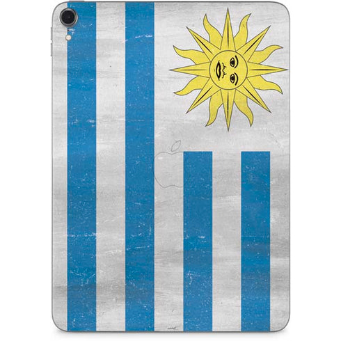 Uraguay Flag Distressed Apple iPad Pro Skin