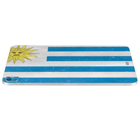 Uraguay Flag Distressed iPad Pro 13in M4 (2024) Skin