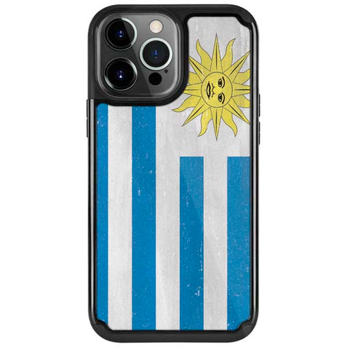 Uraguay Flag Distressed iPhone Cases