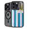 Uraguay Flag Distressed iPhone 14 Pro Max Kickstand Case