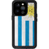 Uraguay Flag Distressed iPhone 15 Pro Waterproof Case