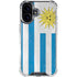 Uraguay Flag Distressed iPhone 16 Clear Case