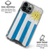 Uraguay Flag Distressed iPhone 16 Pro Clear Case