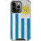 Uraguay Flag Distressed iPhone 16 Pro Max Clear Case