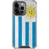 Uraguay Flag Distressed iPhone 16 Pro Max Clear Case