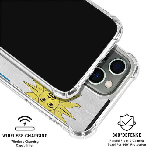 Uraguay Flag Distressed iPhone 16 Pro Max Clear Case