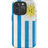 Uraguay Flag Distressed iPhone 16 Pro Max Impact Case
