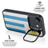 Uraguay Flag Distressed iPhone 16e Kickstand Case