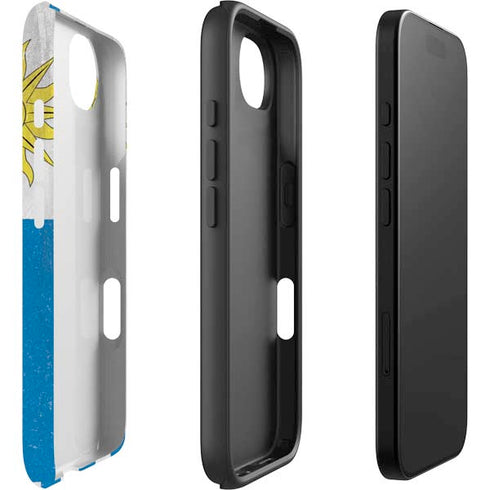 Uraguay Flag Distressed iPhone 16e Impact Case