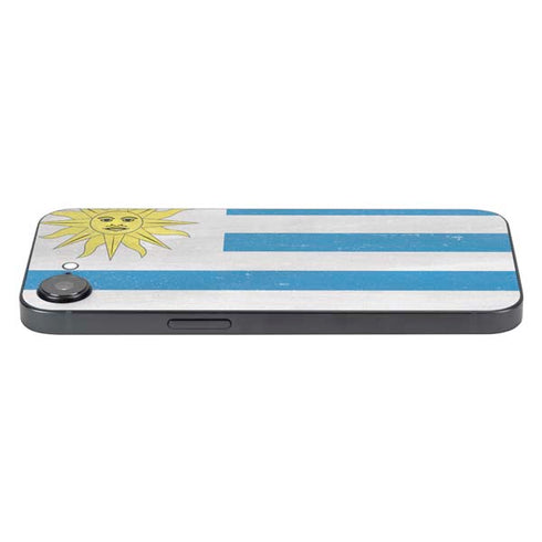 Uraguay Flag Distressed iPhone 16e Skin
