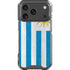 Uraguay Flag Distressed iPhone 18 Pro Clear Case
