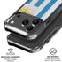 Uraguay Flag Distressed iPhone 18 Pro Clear Case