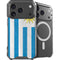 Uraguay Flag Distressed iPhone 18 Pro MagSafe Case