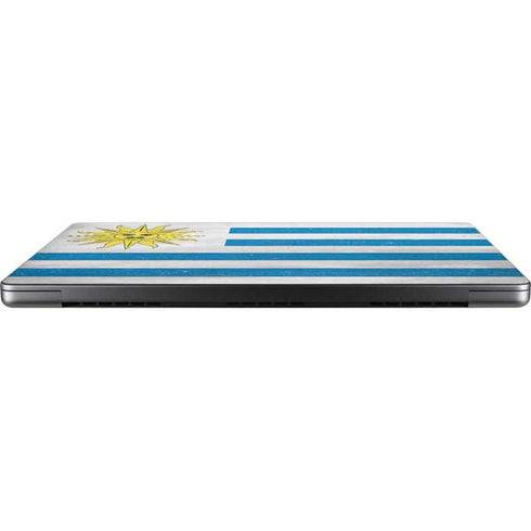 Uraguay Flag Distressed Apple MacBook Pro 14-inch Skin