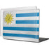 Uraguay Flag Distressed MacBook Cases