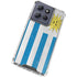 Uraguay Flag Distressed Moto G 5G (2025) Clear Case