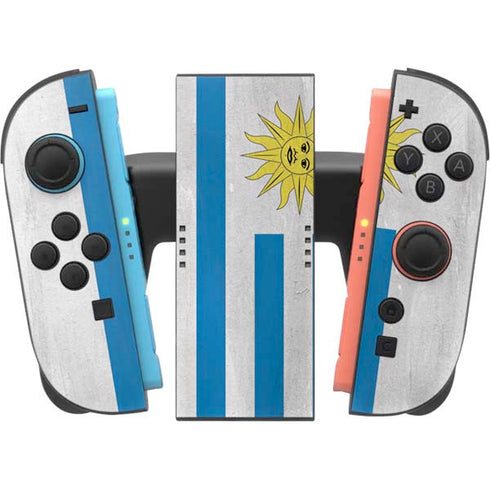 Uraguay Flag Distressed Nintendo Switch 2 (2025) Joy-Con Controller Skin