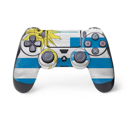 Uraguay Flag Distressed PlayStation PS4 Skins