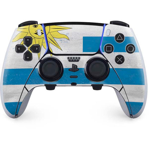 Uraguay Flag Distressed PlayStation PS5 Skins