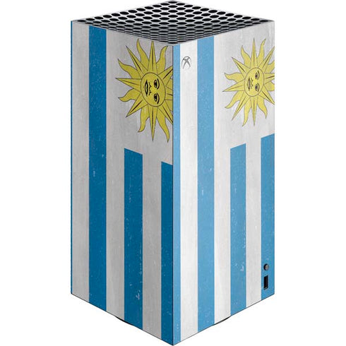 Uraguay Flag Distressed Xbox Series X Skins