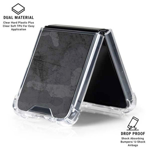 Urban Camo Galaxy Z Flip6 Clear Case
