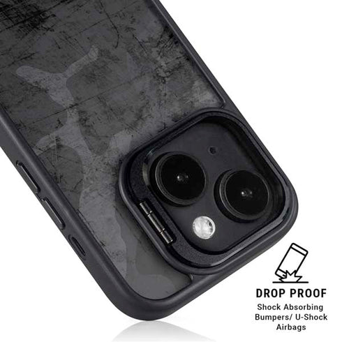 Urban Camo iPhone 15 Kickstand Case