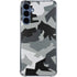 Urban Camouflage Black Galaxy A55 5G Clear Case
