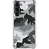 Urban Camouflage Black Galaxy S24 FE Clear Case