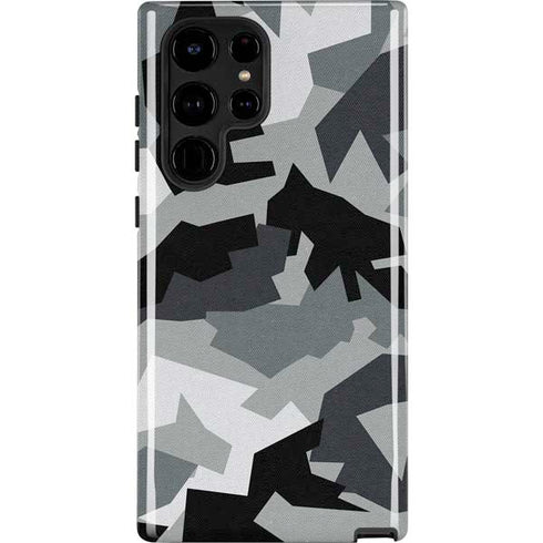 Urban Camouflage Black Galaxy Cases