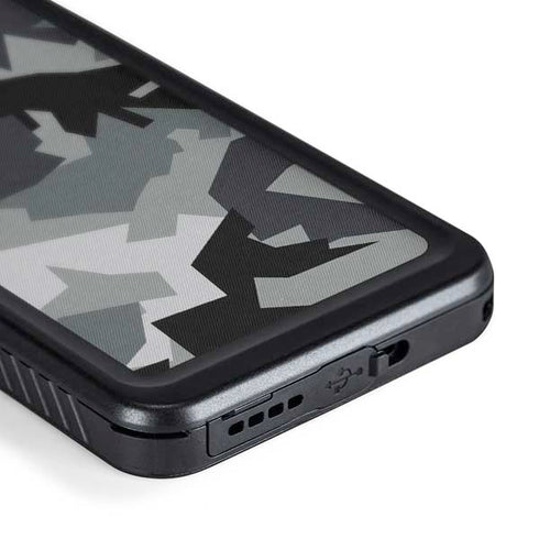 Urban Camouflage Black Galaxy S24 Waterproof Case