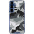 Urban Camouflage Black Galaxy S25 Clear Case