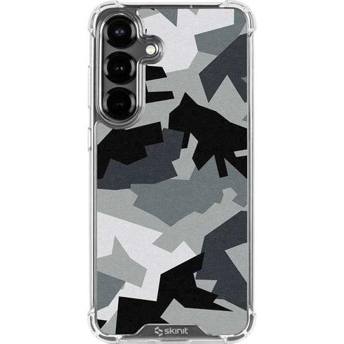 Urban Camouflage Black Galaxy S26 Clear Case