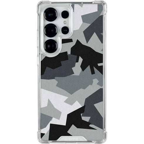 Urban Camouflage Black Galaxy S26 Ultra Clear Case