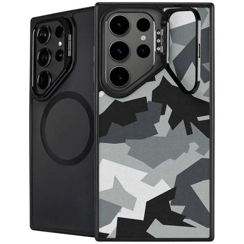 Urban Camouflage Black Galaxy S26 Ultra Kickstand Case