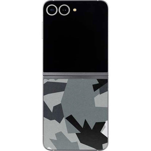 Urban Camouflage Black Galaxy Z Flip6 Skin