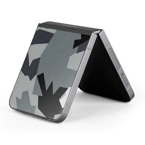 Urban Camouflage Black Galaxy Z Flip6 Skin