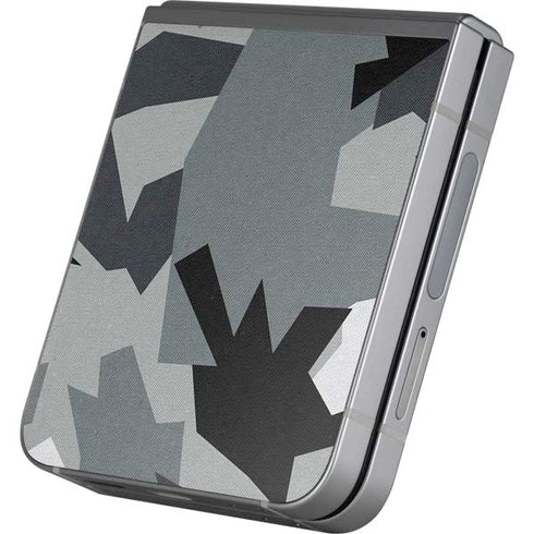 Urban Camouflage Black Galaxy Z Flip6 Skin