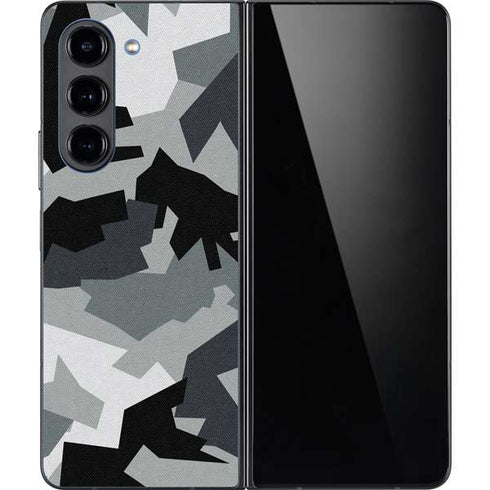 Urban Camouflage Black Galaxy Z Fold5 5G Skin