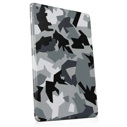 Urban Camouflage Black Apple iPad Skin