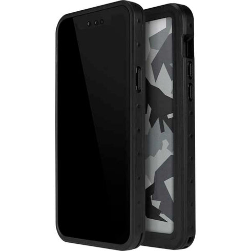 Urban Camouflage Black iPhone 15 Plus Waterproof Case