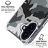 Urban Camouflage Black iPhone 16 Clear Case